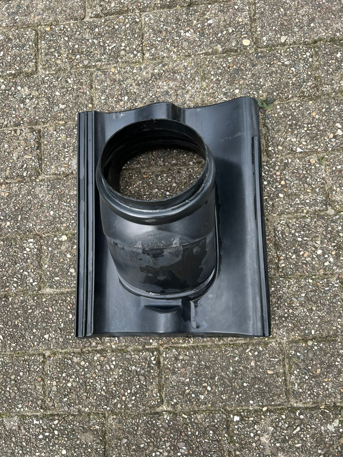 Sneldek dakdoorvoer pan 25 to 45 ventilatie pan Ubbink, Doe-het-zelf en Verbouw, Kunststof, Zwart, Overige typen, Ophalen of Verzenden