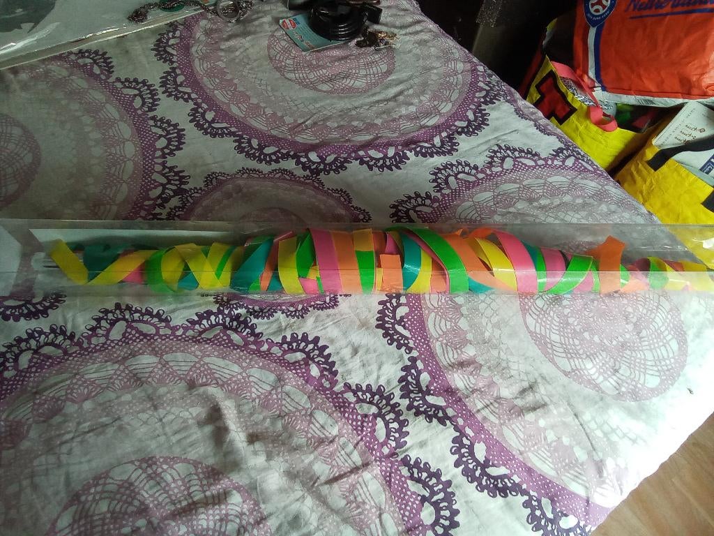 vliegengordijn vliegen gordijn multicolour rainbow 100 / 230, 215 cm of meer, Overige typen, Nieuw, Ophalen