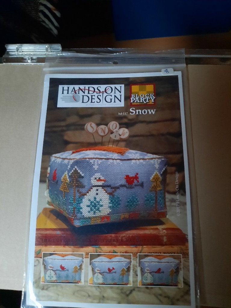 Origineel patroon Handson Design SNOW Block Party, Ophalen of Verzenden, Zo goed als nieuw, Handborduren, Patroon