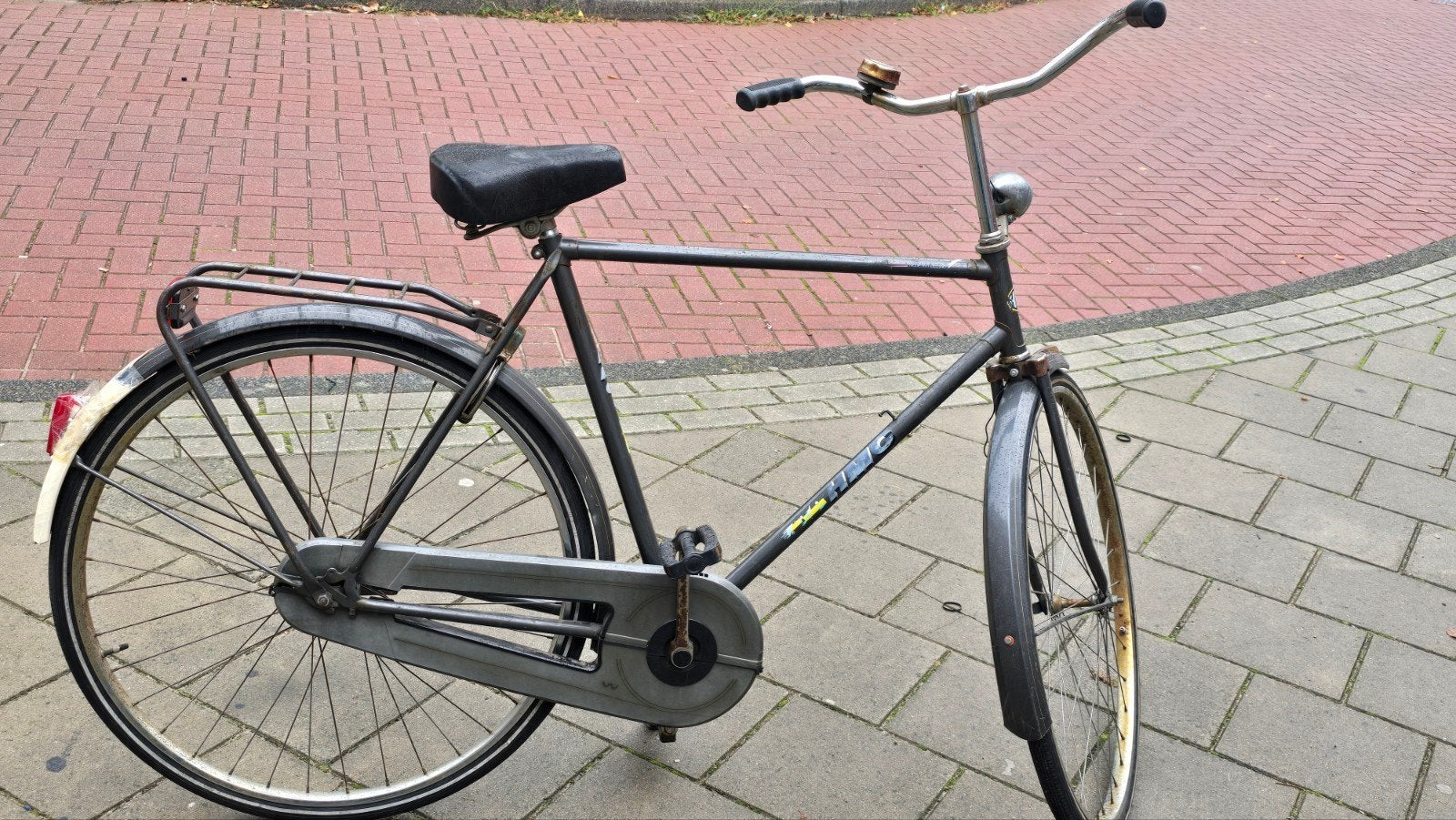 Herenfiets, Terugtraprem, Gebruikt, 57 tot 61 cm, Ophalen