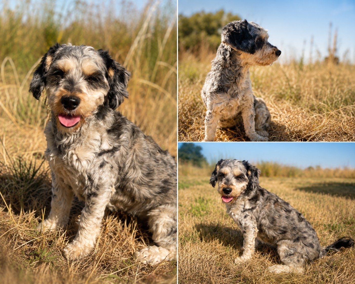 BELLA Doodle blue merle 2,5 jaar teefje labradoodle mini, Parvo, Overige rassen, 1 tot 2 jaar, Teef
