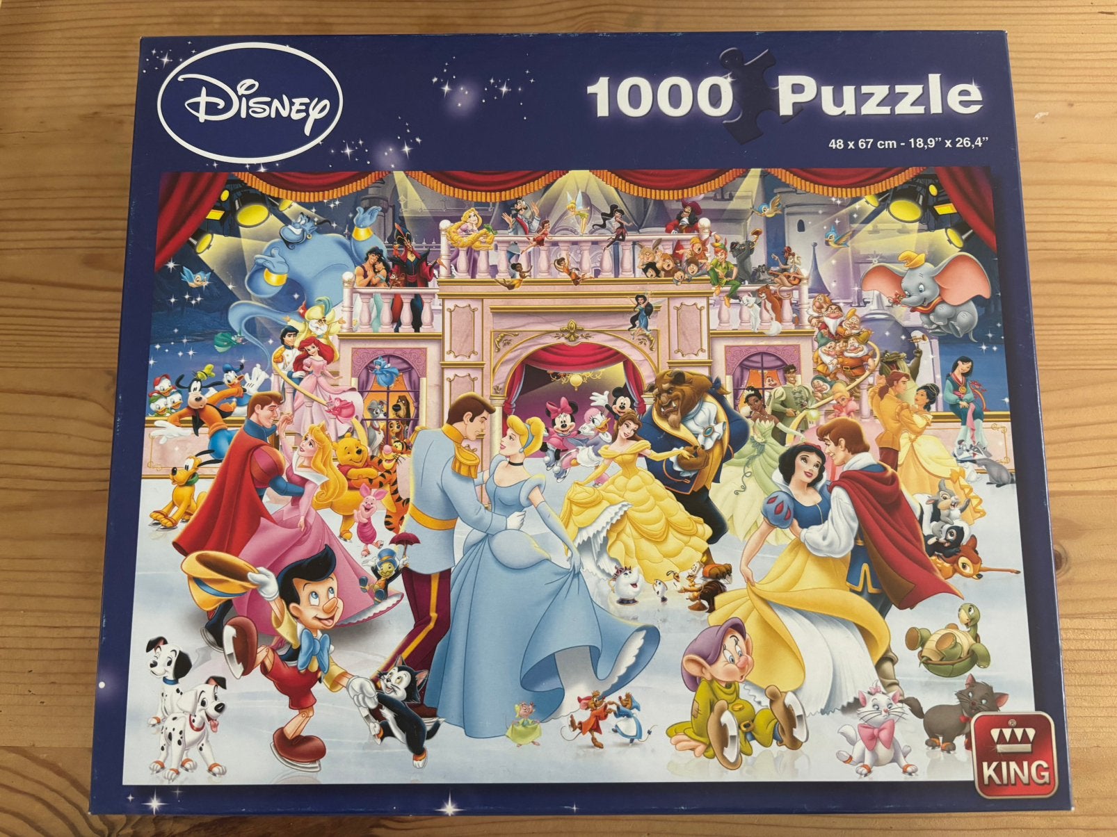 Disney puzzel 1000 stukjes, Ophalen, 500 t/m 1500 stukjes, Gebruikt, Legpuzzel