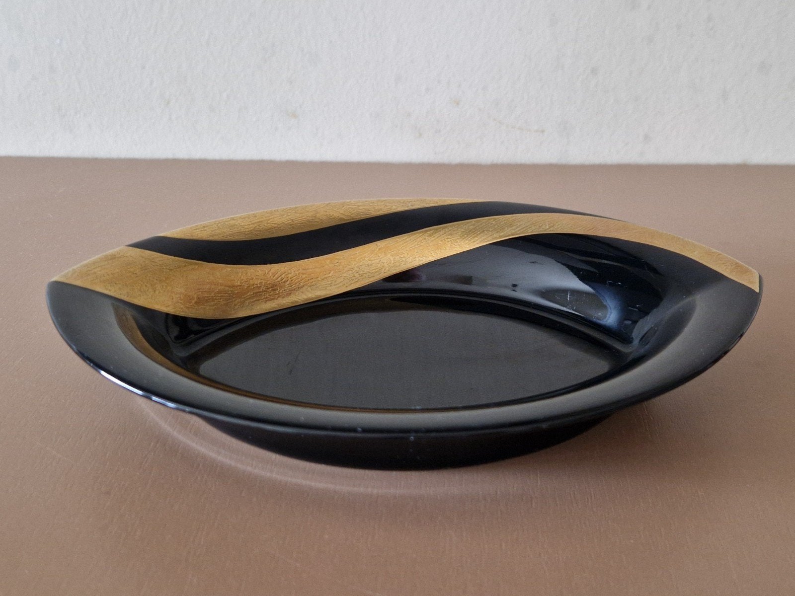 Rosenthal Porcelaine Noire schaal Handgemalt H. Dresler, Ophalen of Verzenden