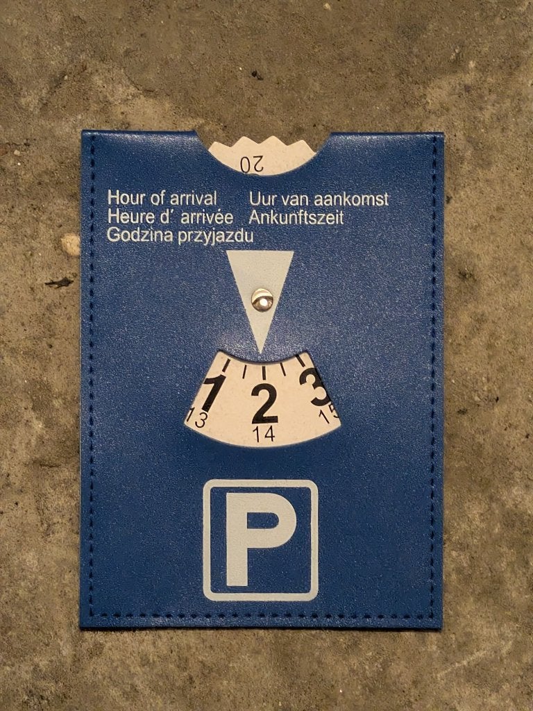 Parkeerschijf, Auto diversen, Ophalen, Gebruikt