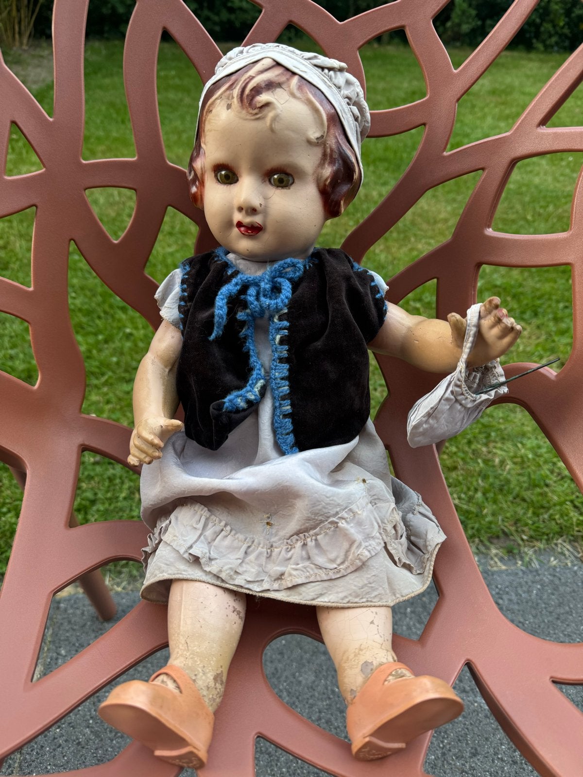 2 Vintage poppen: babypoppen, Verzamelen, Poppen, Ophalen of Verzenden, Gebruikt, Babypop