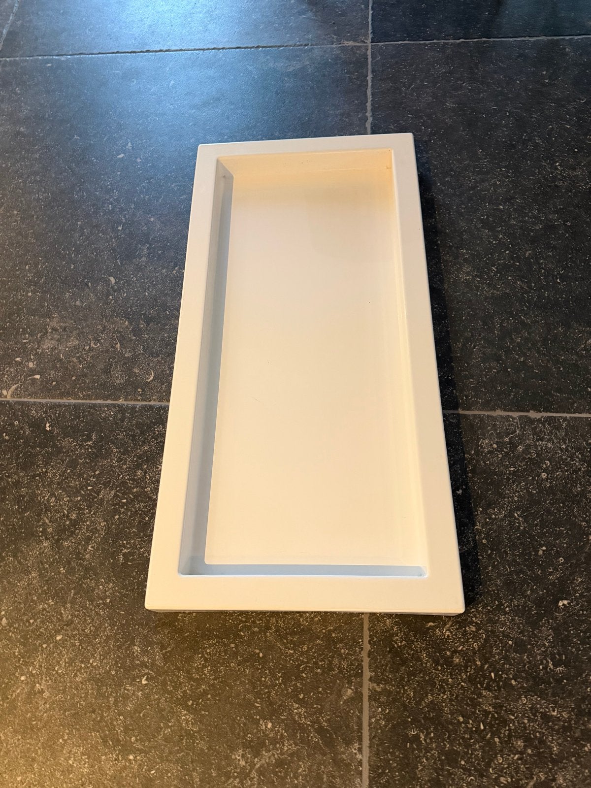 Polyester dienblad 76x37 cm, Kunststof, Gebruikt, Ophalen of Verzenden, Dienblad