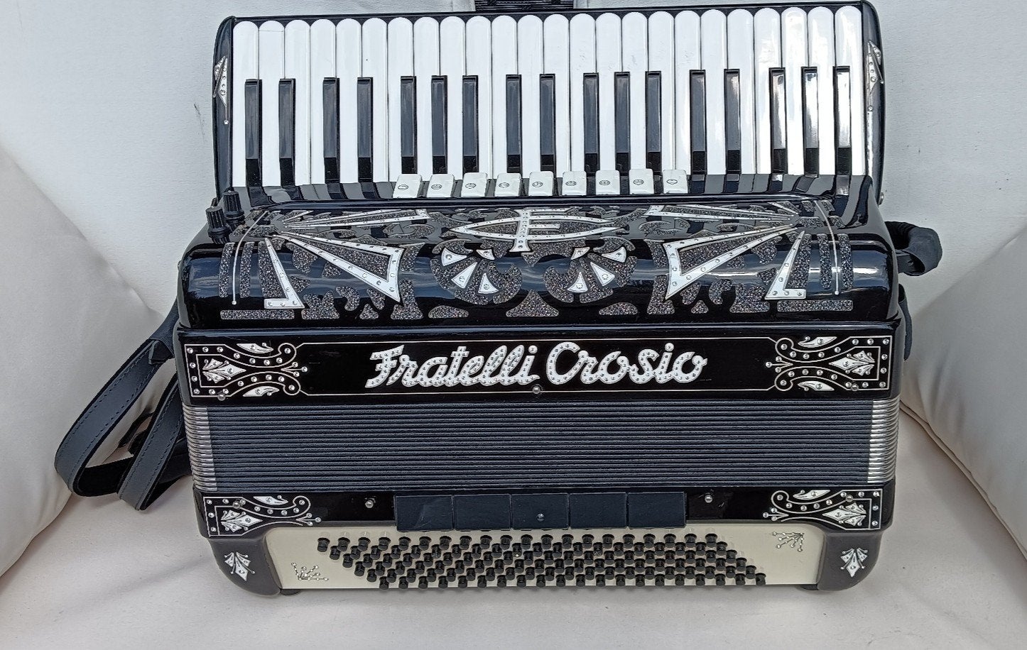 Unieke Fratelli Crosio accordeon, Muziek en Instrumenten, Ophalen, Gebruikt, 120-bas, Overige merken
