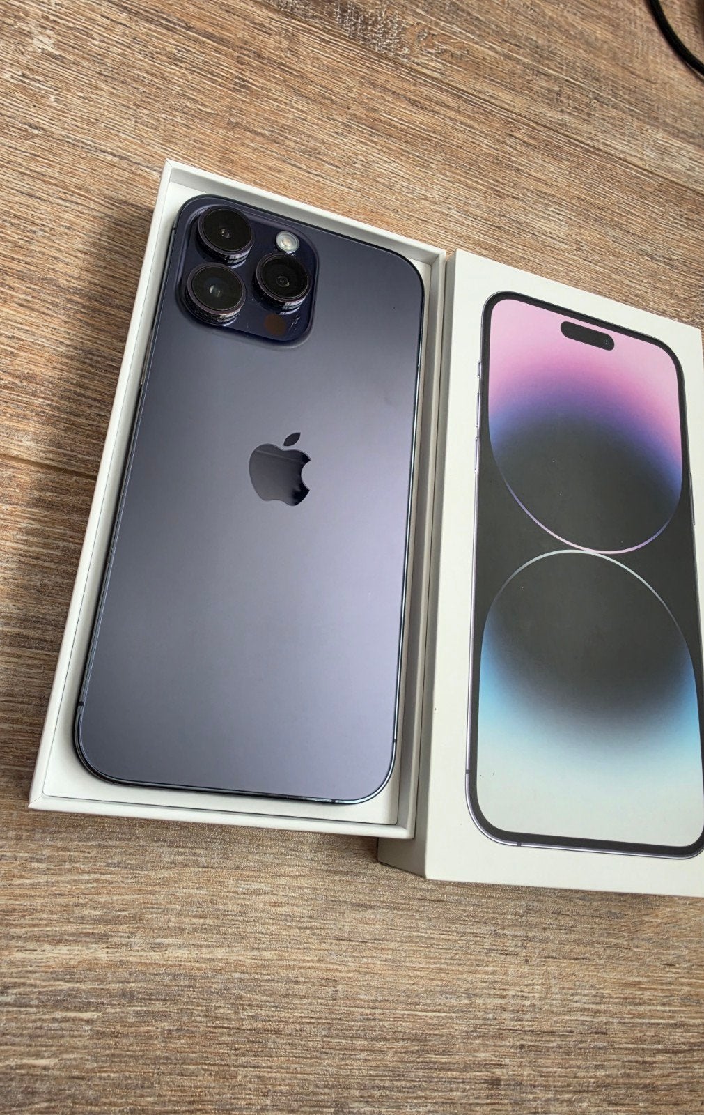 iphone 14 pro max paars 256GB, Telecommunicatie, 256 GB, Zwart, Ophalen of Verzenden, Zo goed als nieuw