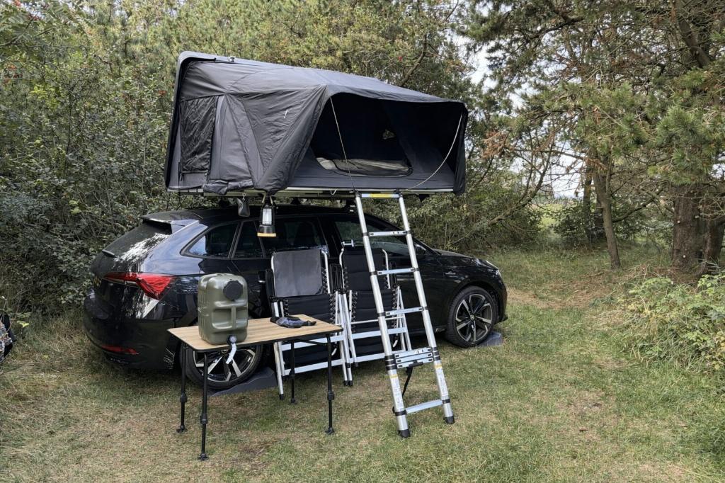Daktent te huur: iKamper Skycamp 3.0, Caravans en Kamperen, Tenten, Ophalen, Zo goed als nieuw, Tot en met 3