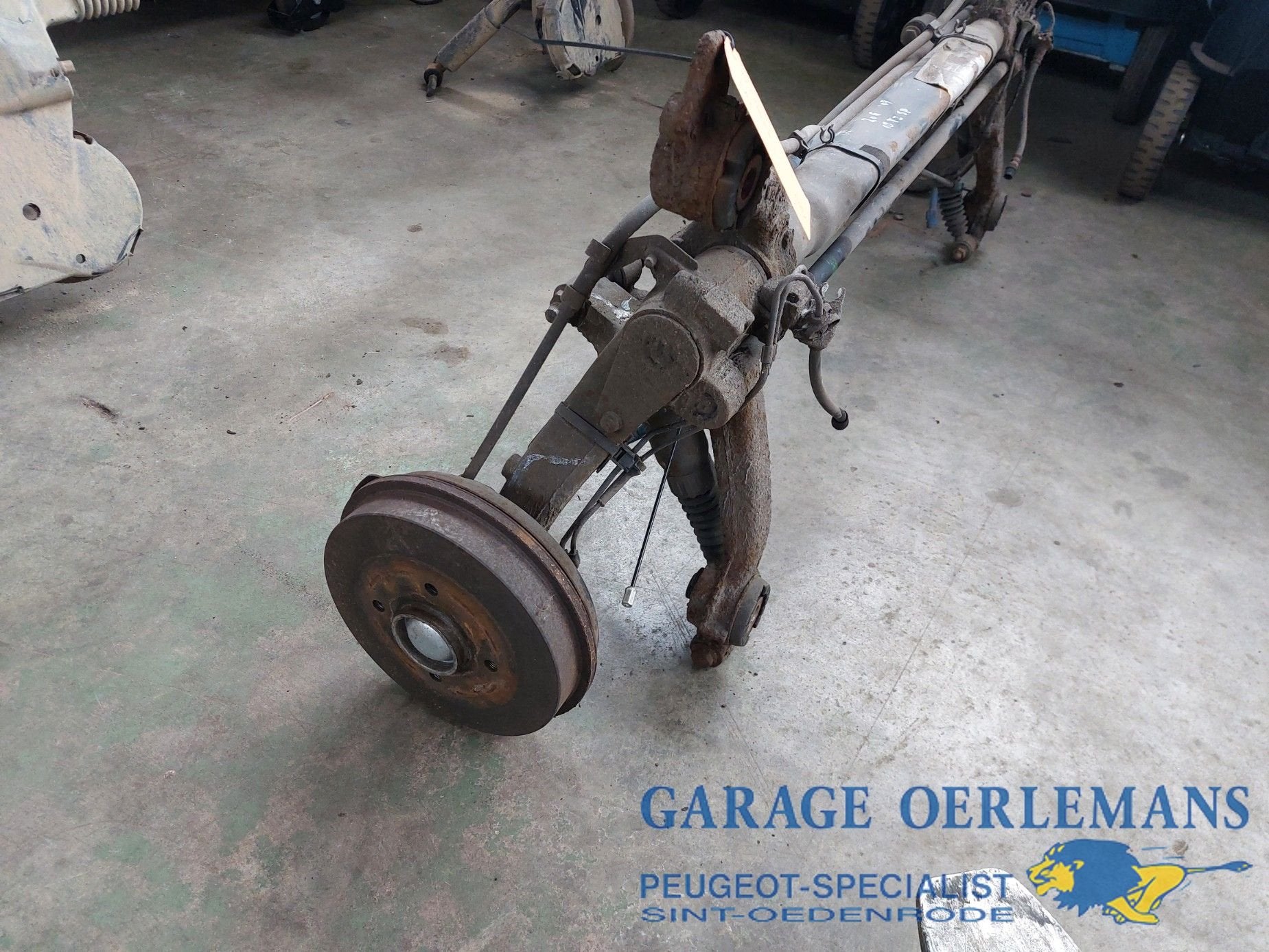 achteras peugeot 206 met abs, Auto-onderdelen, Gebruikt, -, -, ARN erkend