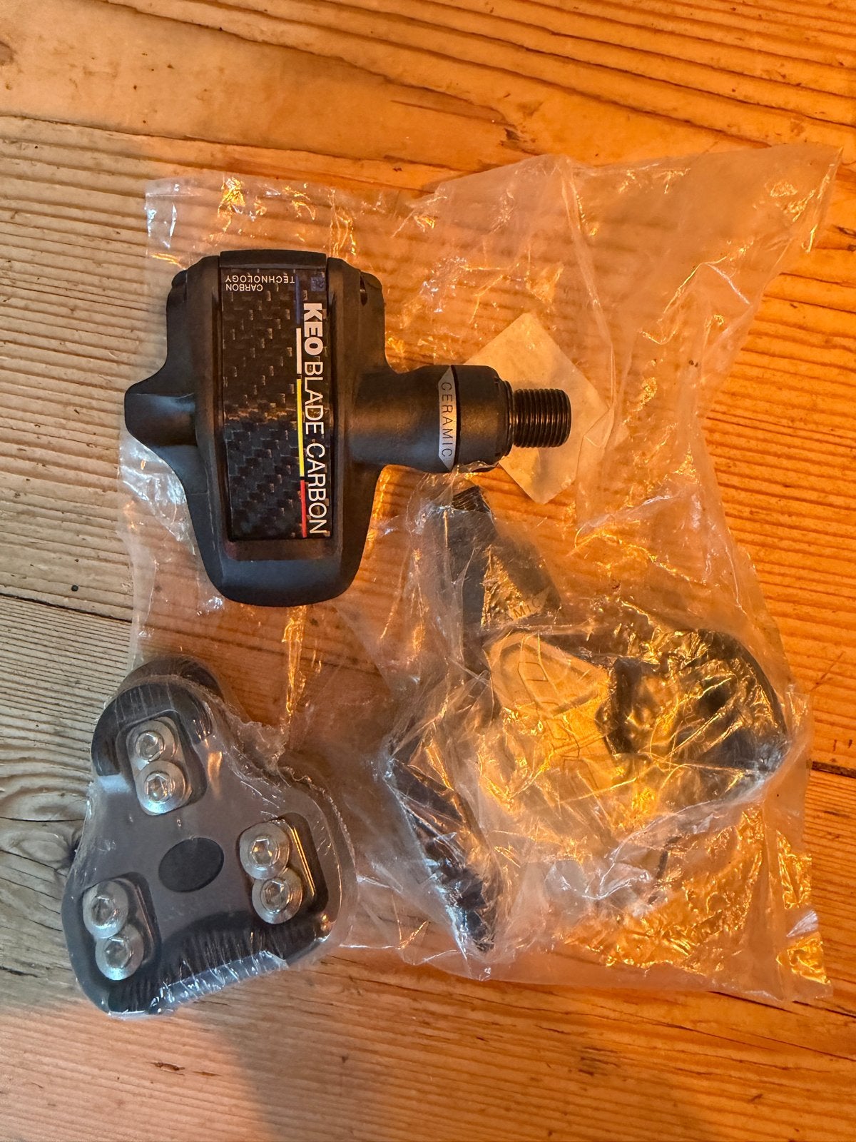 Look Keo Blade Ceramic Ti pedalen, Crankstel of Pedalen, Titanium, Nieuw, Ophalen of Verzenden