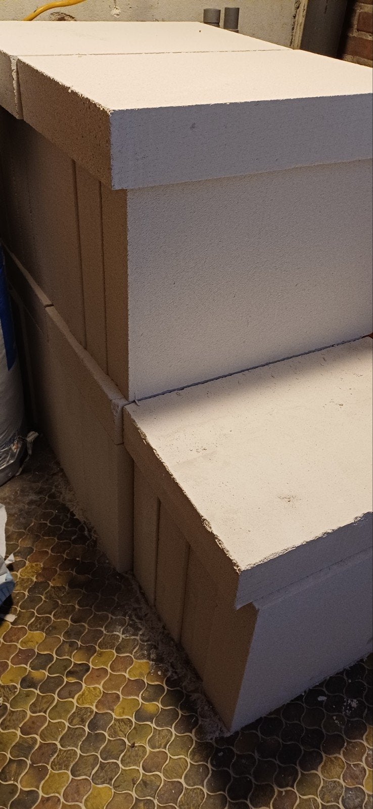 10 celbetonblokken 60*40, 10 cm dik, Doe-het-zelf en Verbouw, Ophalen, Kalkzandstenen
