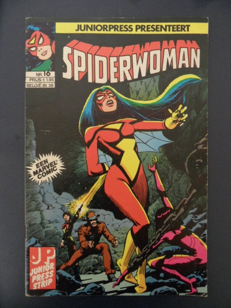Spiderwoman. Nr 16. 1983. Junior Press., Eén stripboek, Ophalen of Verzenden, Gelezen