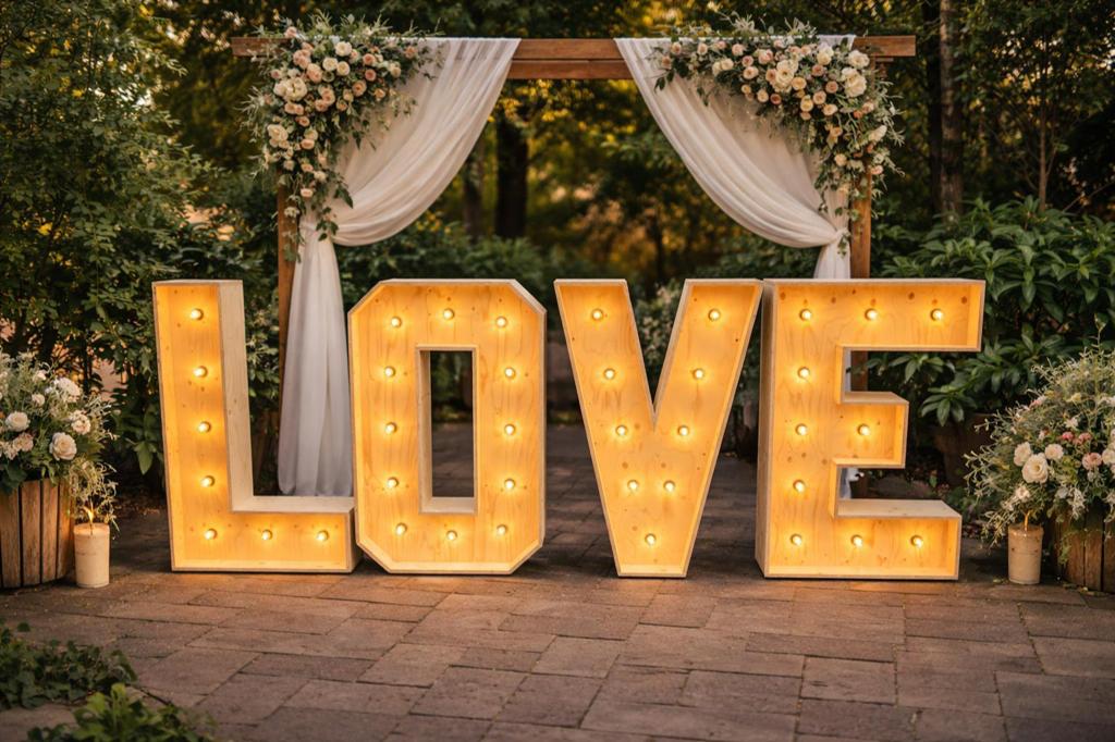 Houten Letters - te koop/huur Love feestje, Hobby en Vrije tijd, Feestartikelen | Verhuur, Ophalen, Nieuw, Geboorte of Huwelijk