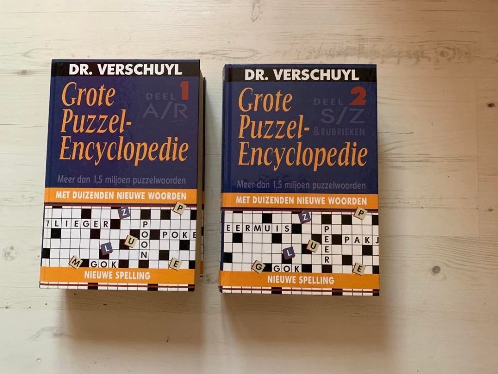 Puzzelwoordenboek Grote puzzel encyclopedie Deel 2 A/R, Hobby en Vrije tijd, Ophalen of Verzenden, Minder dan 500 stukjes, Nieuw