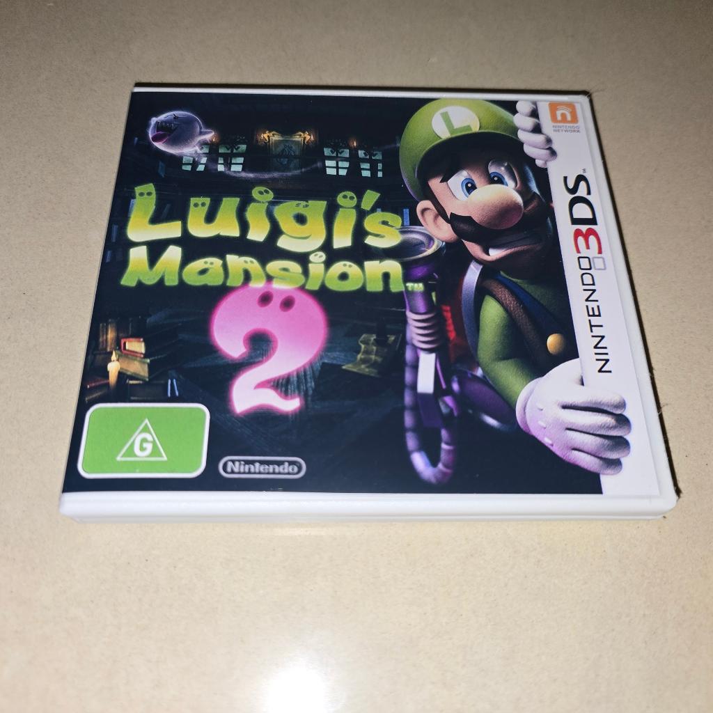 Luigi's Mansion 2 3DS Game Case, Spelcomputers en Games, Games | Nintendo 2DS en 3DS, Zo goed als nieuw, Avontuur en Actie, 1 speler
