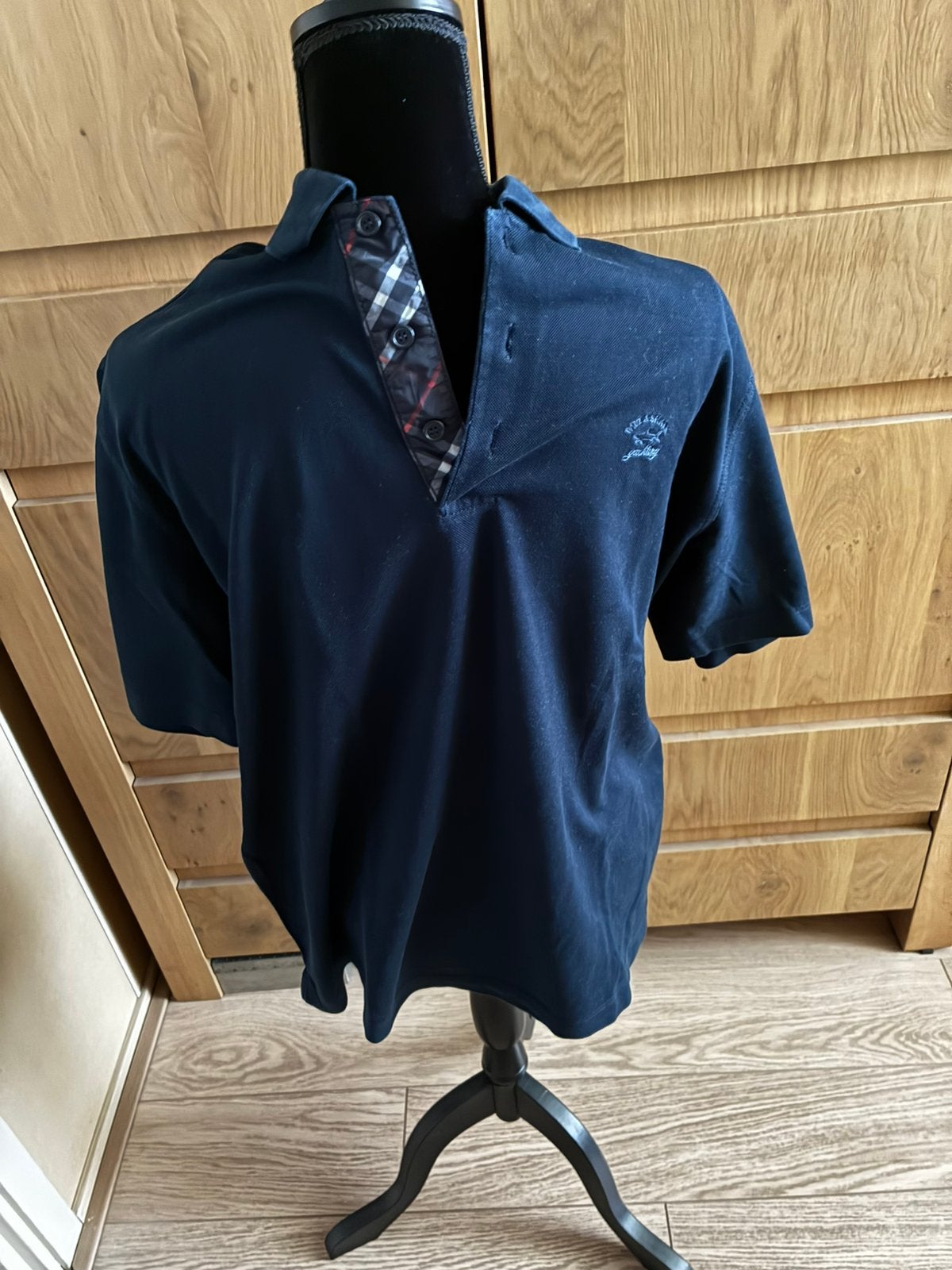 PAUL & SHARK POLO YACHTING DONKER BLAUW MAAT XL., Kleding | Heren, Ophalen of Verzenden, Zo goed als nieuw, Maat 56/58 (XL), Blauw