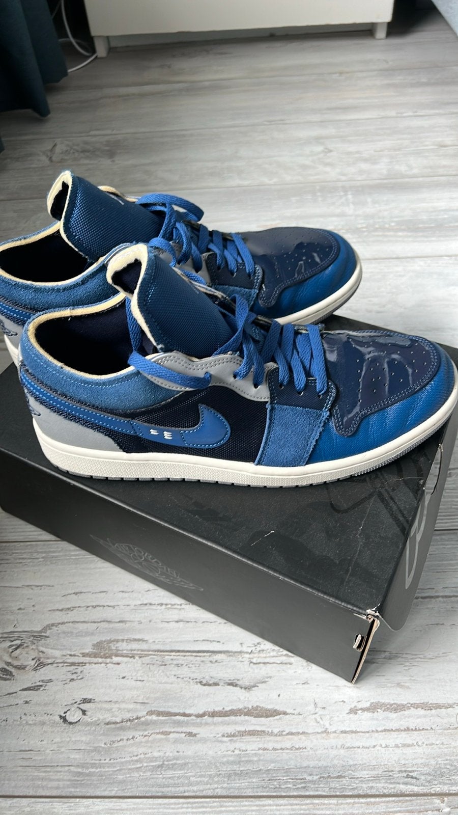 Nike Jordan 1 Low SE Craft Inside Out, Kleding | Heren, Schoenen, Blauw, Nieuw, Ophalen of Verzenden, Sneakers of Gympen