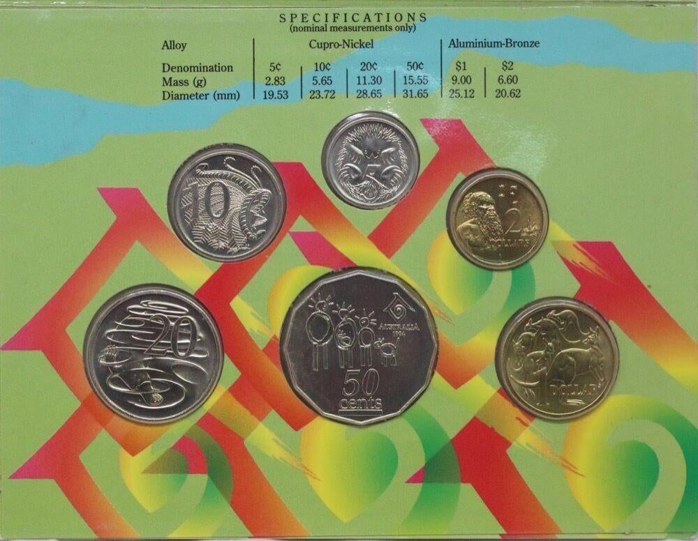 Australia 1994 Uncirculated Mint Coin Set Year Of The Family, Verzenden, Setje
