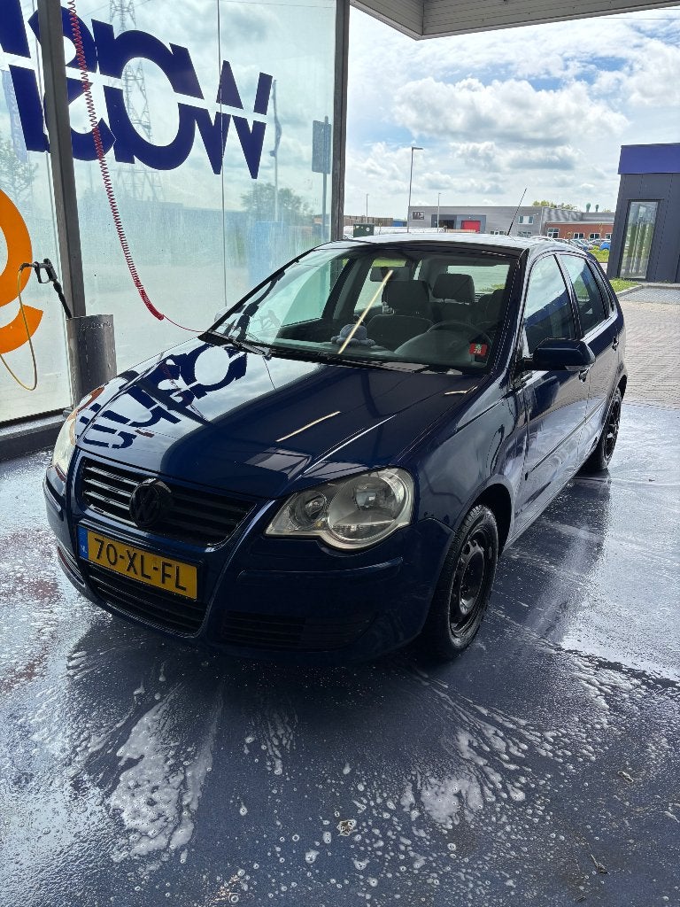 Volkswagen Polo 1.4 16V 59KW 2007 Blauw, Auto's, Volkswagen, Voorwielaandrijving, Stof, 40 €/maand, 4 cilinders