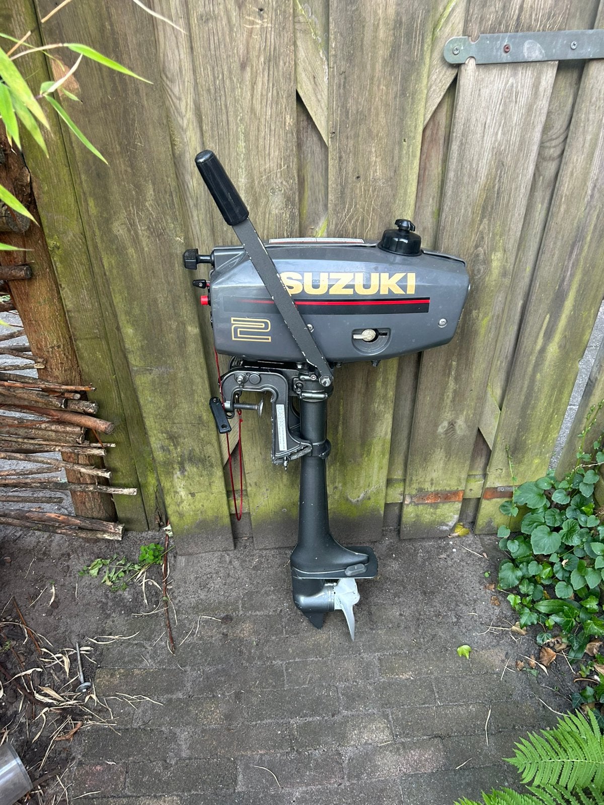 Susuki tweetakt buitenboordmotor, Ophalen of Verzenden, Zo goed als nieuw, Motor en Techniek, Motorboot