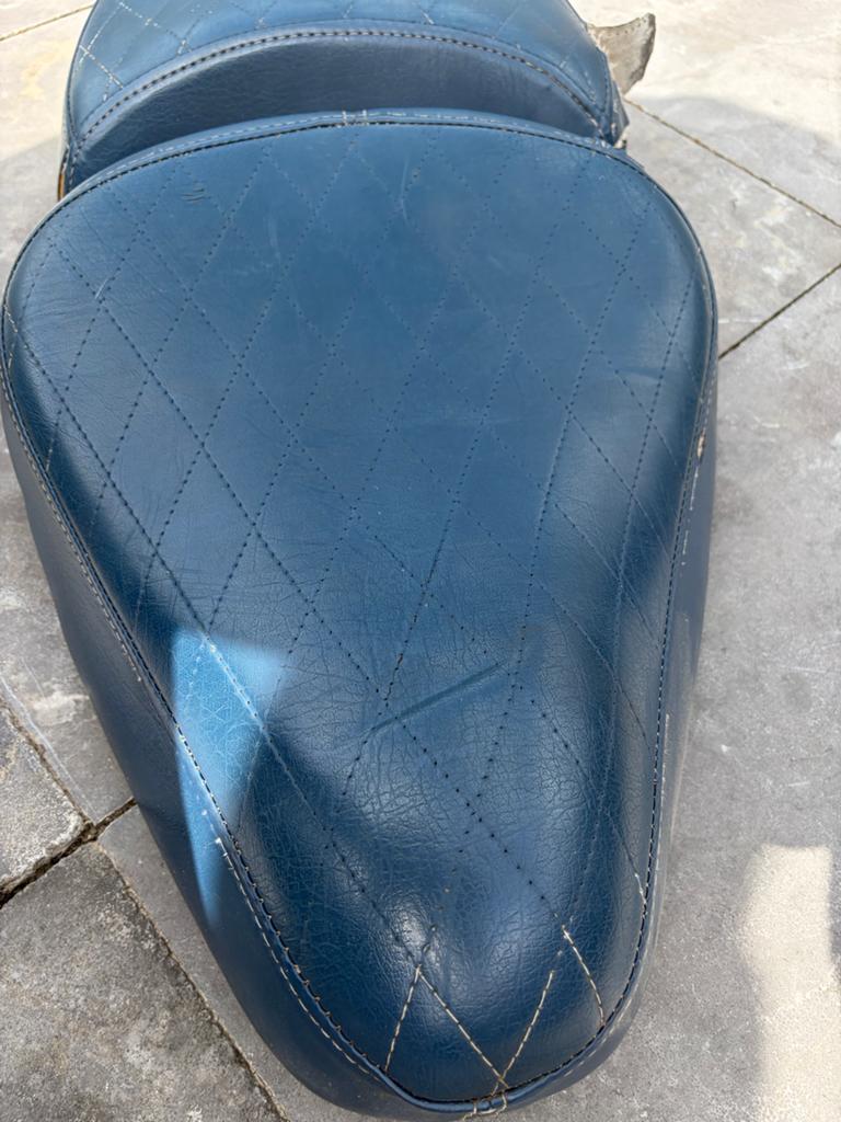 Blauw Vespa lx/lxv/s zadel - Gebruikt, Fietsen en Brommers, Brommeronderdelen | Scooters, Ophalen of Verzenden, Gebruikt, Zadel