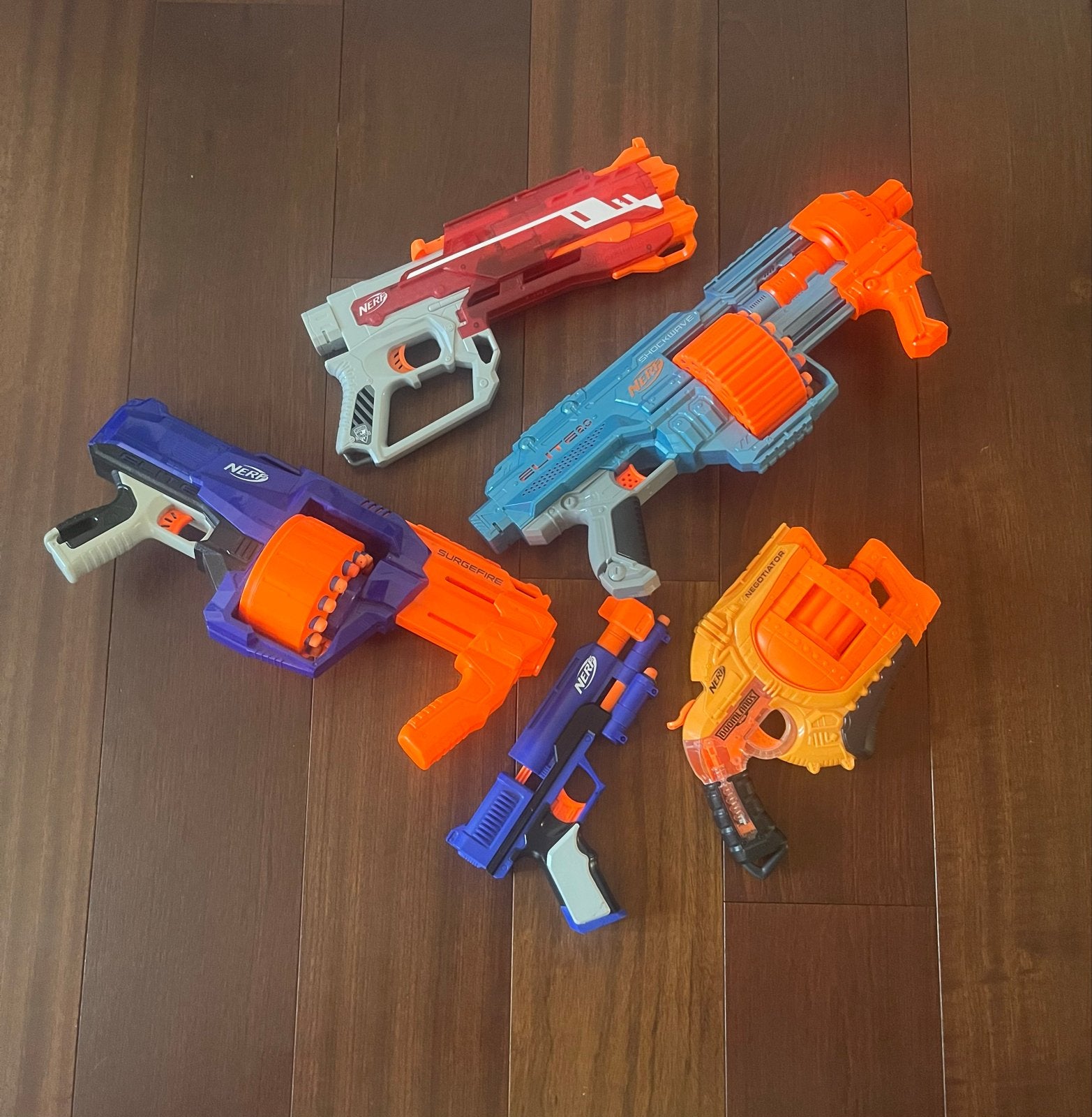 Nerf Blasters - Grote collectie Nerfs met extra pijltjes, Ophalen, Gebruikt, Jongen of Meisje