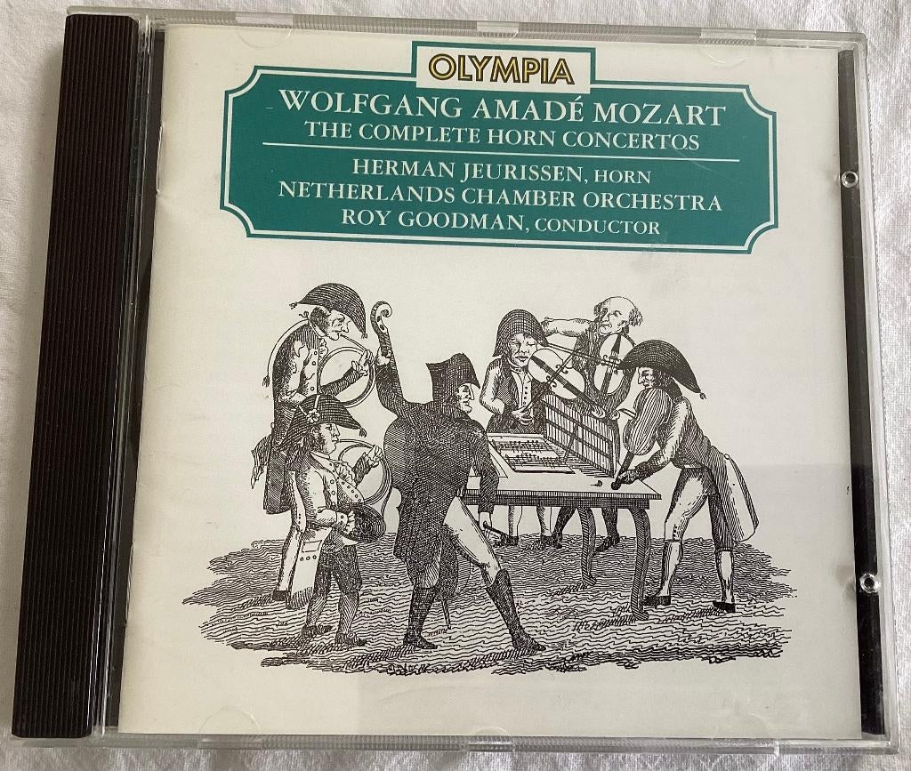 Mozart Jeurissen Goodman The Complete Horn Concertos CD, Ophalen of Verzenden, Classicisme, Gebruikt, Orkest of Ballet
