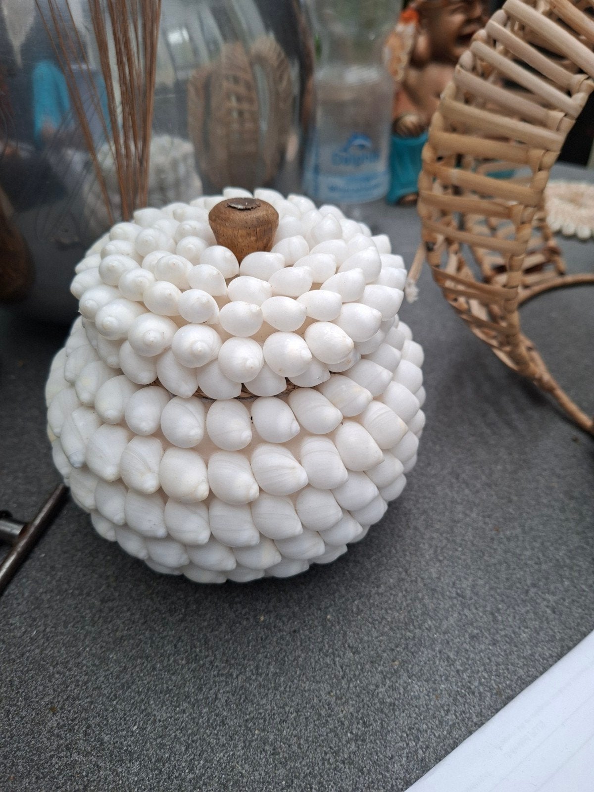 schelpenpot ibiza  boho nieuw, Huis en Inrichting, Woonaccessoires | Overige, Ophalen of Verzenden, Nieuw