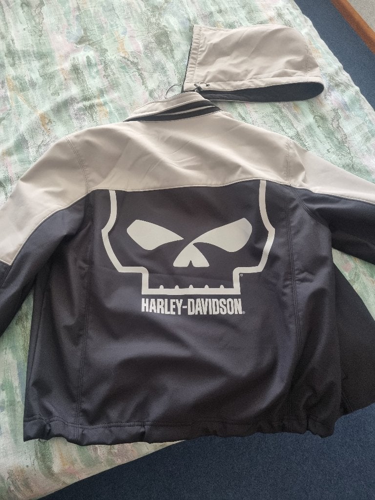 Willie G Skull Harley Davidson. maat L, Motoren, Ophalen, Jas | textiel, Heren, Harley Davidson.
