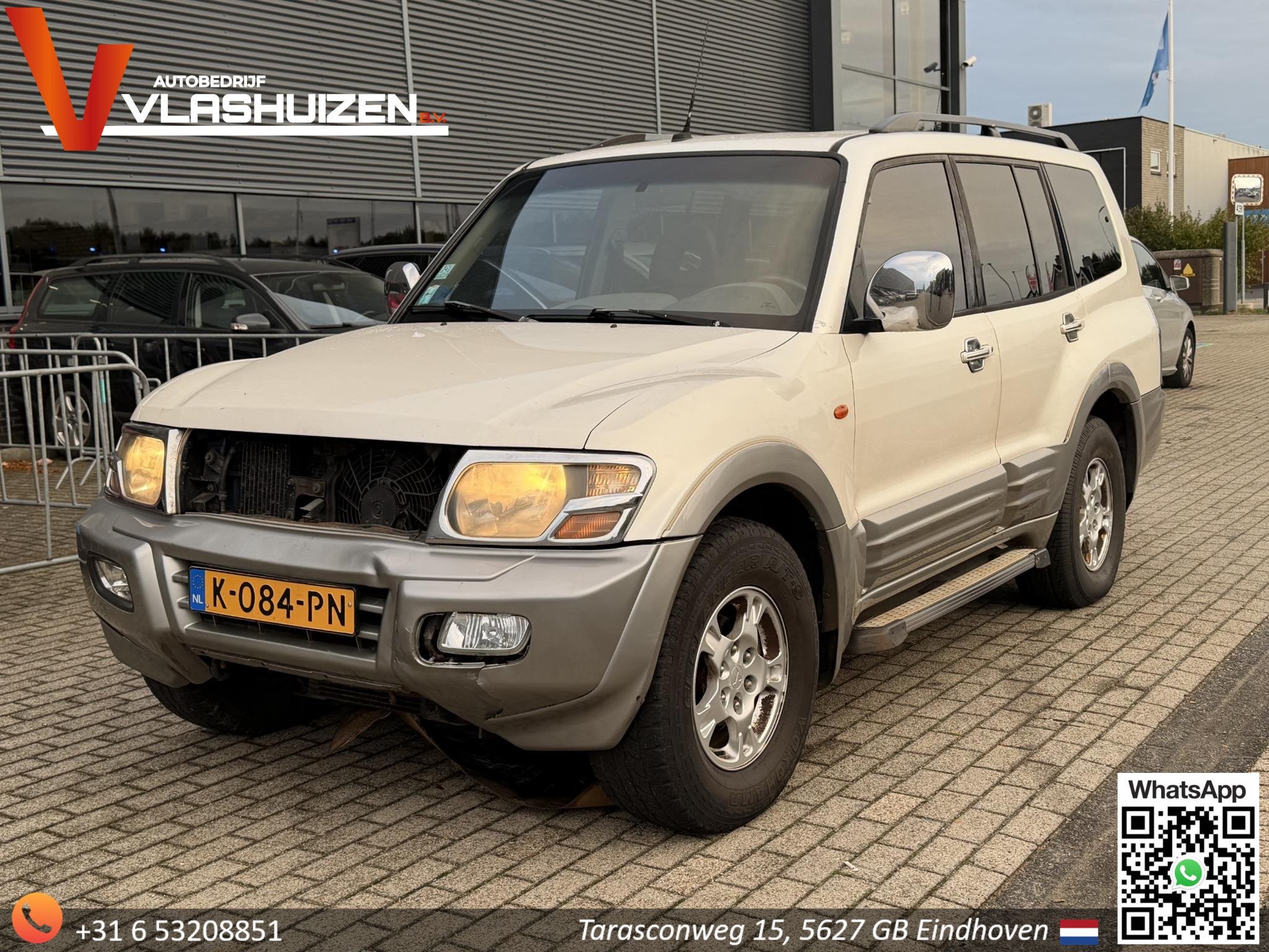 Mitsubishi Pajero 3.2 Di-D GLX Long Body | Leder | Climate |, Auto's, Automaat, Stof, Gebruikt, 4 cilinders