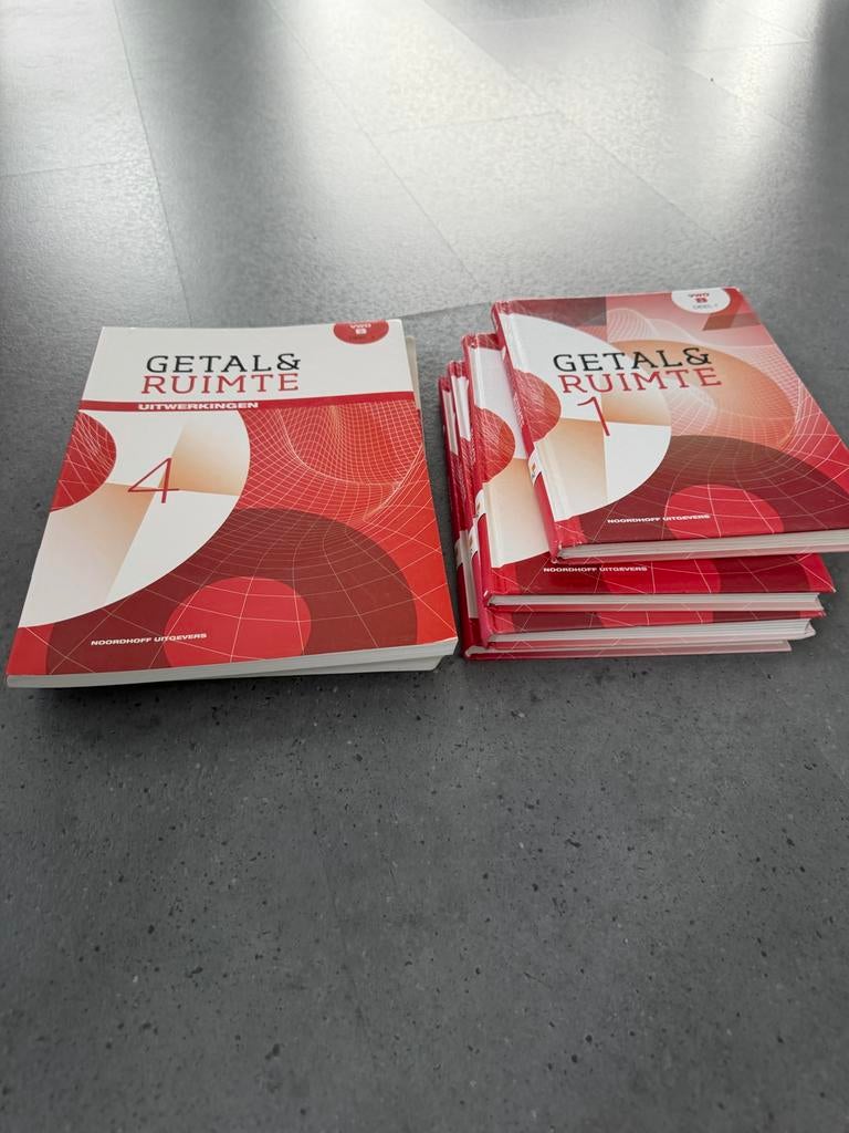 Getal & Ruimte VWO B Wiskunde Boeken 2,3,4, Boeken, Schoolboeken, Ophalen of Verzenden, Gelezen, VWO, Wiskunde B