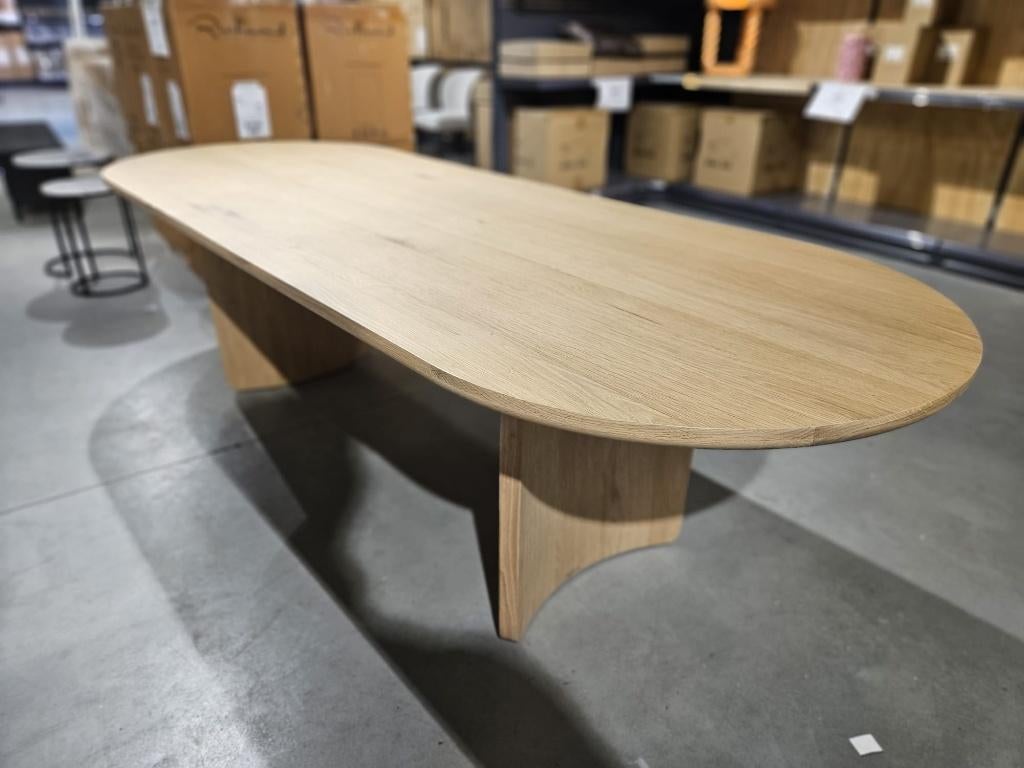 Richmond Fairmont eettafel 235 cm – Eiken – Nieuw in doos, Huis en Inrichting, Tafels | Eettafels, Ophalen, 1234AB, Eikenhout