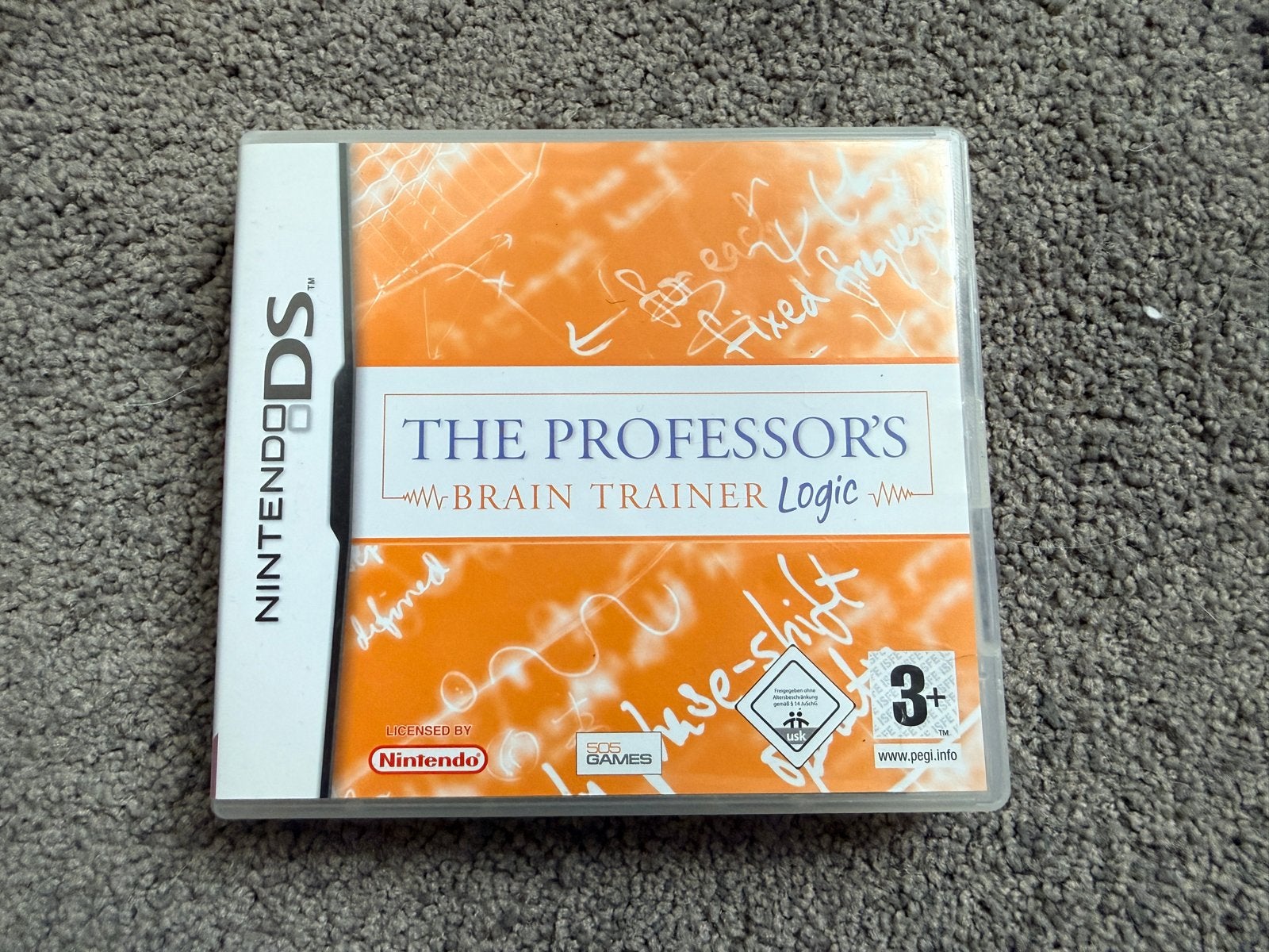 The Professors Brain Trainer Logic Nintendo DS, Puzzel en Educatief, 1 speler, Ophalen of Verzenden, Zo goed als nieuw