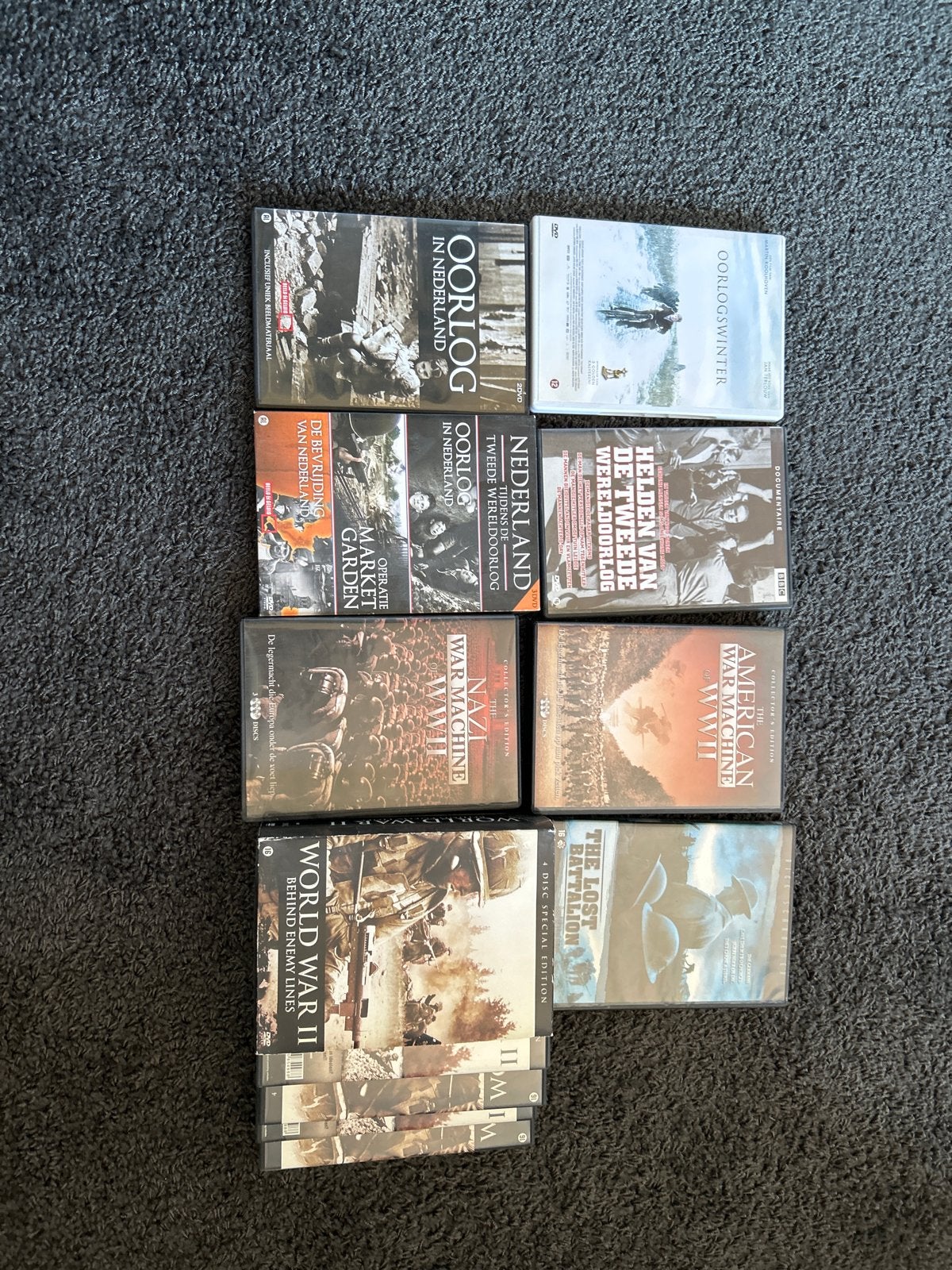18 dvd's over de oorlog, Ophalen, Vanaf 16 jaar, Oorlog of Misdaad, Boxset