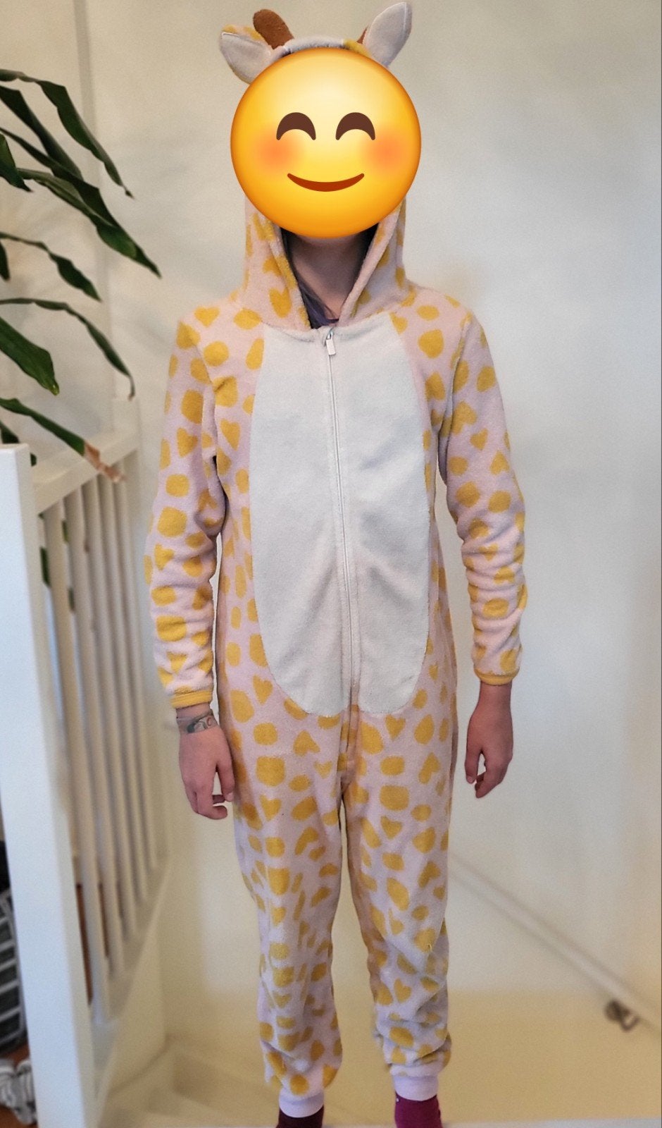 giraffe onesie, Ophalen of Verzenden, Gebruikt, Hema, Meisje