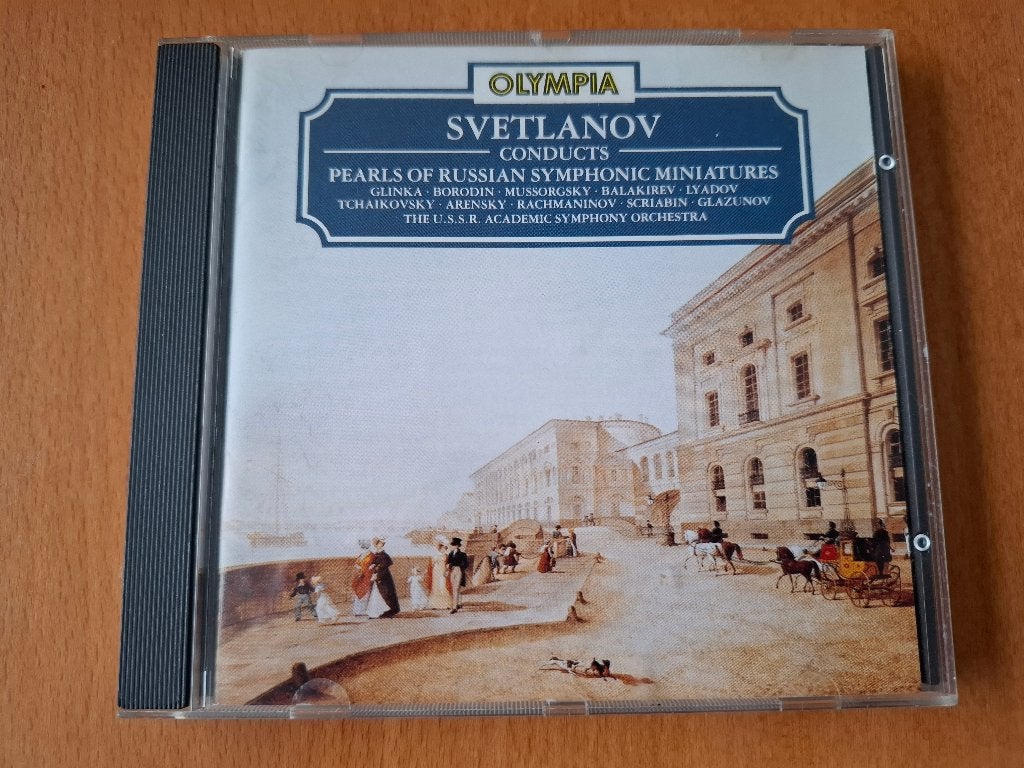 Pearls of RUSSIAN SYMPHONIC MINIATURES - Svetlanov, Ophalen of Verzenden, Romantiek, Zo goed als nieuw, Orkest of Ballet