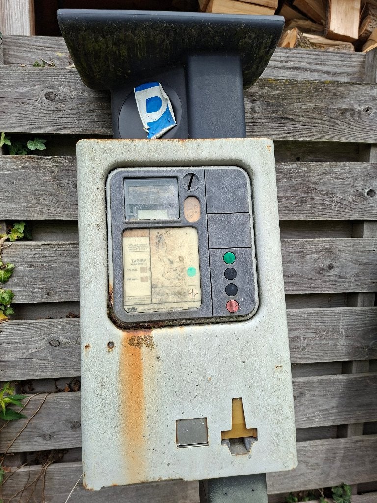 Parkeerautomaat, Ophalen, Gebruikt, Overige typen, Ameide