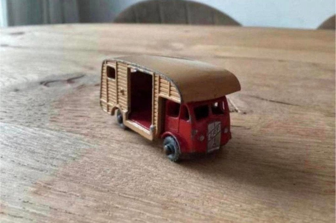 Lesney Matchbox Marshall Horse Box MK7 – No. 35 – Engeland, Ophalen of Verzenden, Gebruikt, Bus of Vrachtwagen