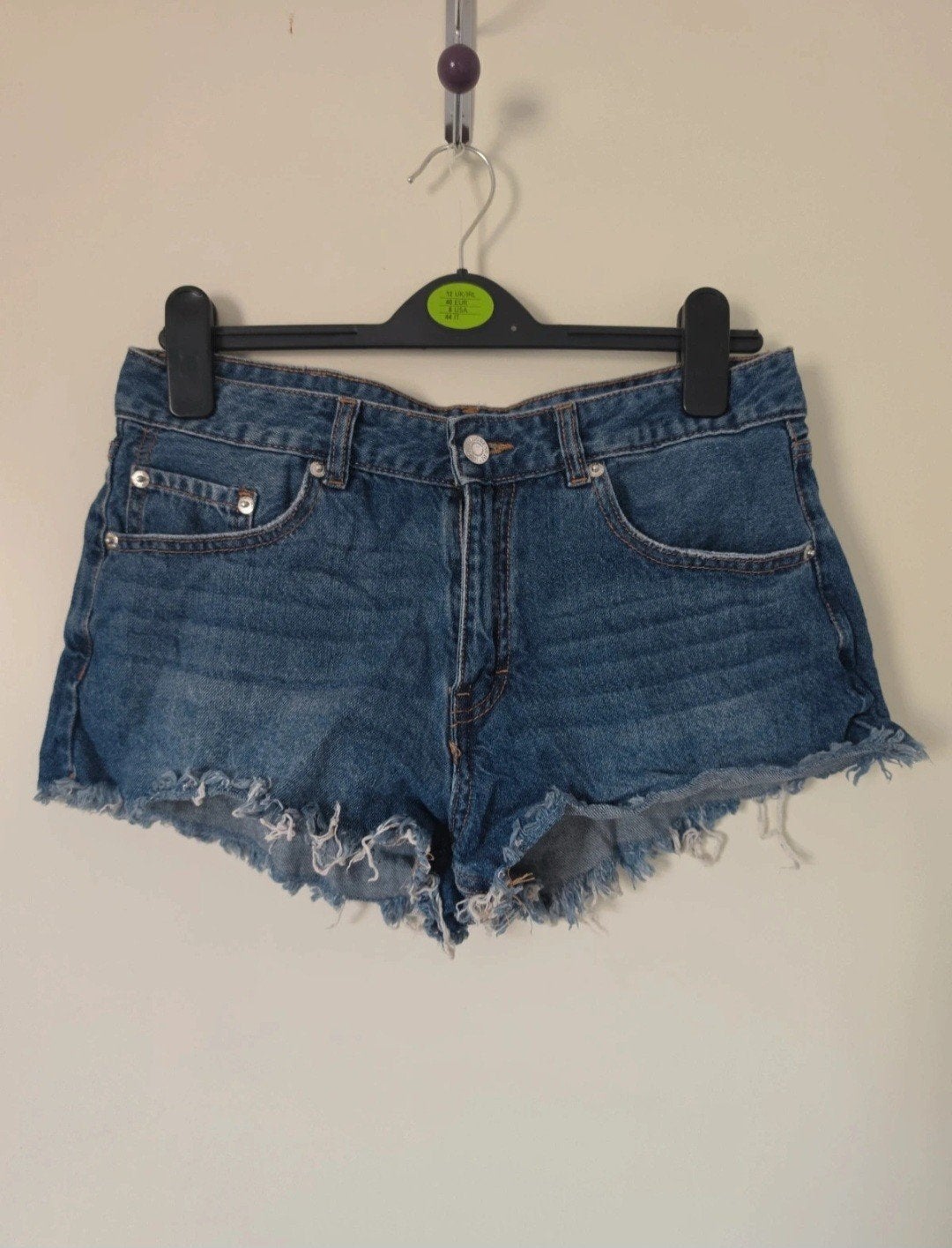 Pull&Bear korte spijkerbroek maat 38, Kleding | Dames, Broeken en Pantalons, Maat 38/40 (M), Kort, Blauw, Ophalen of Verzenden