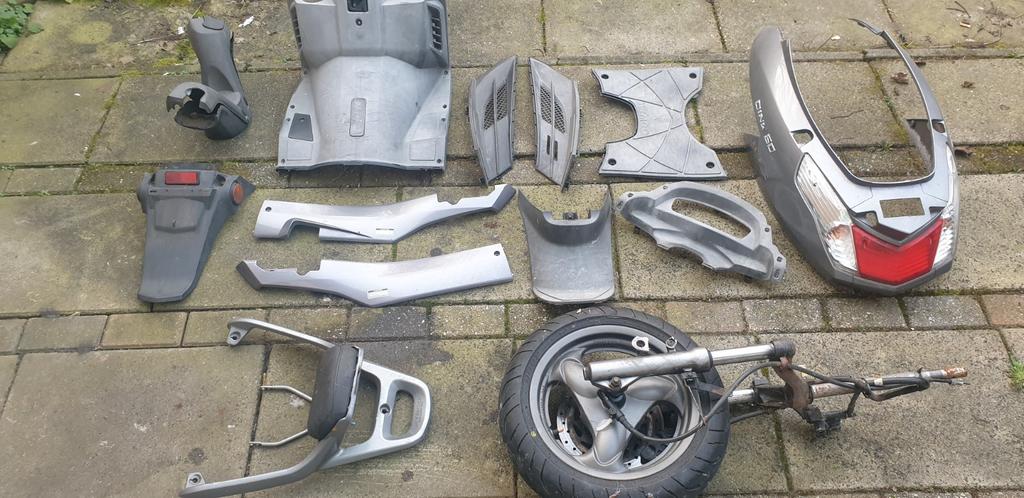 Kymco new dink 50 onderdelen+ rep, Ophalen, Gebruikt, Kymco