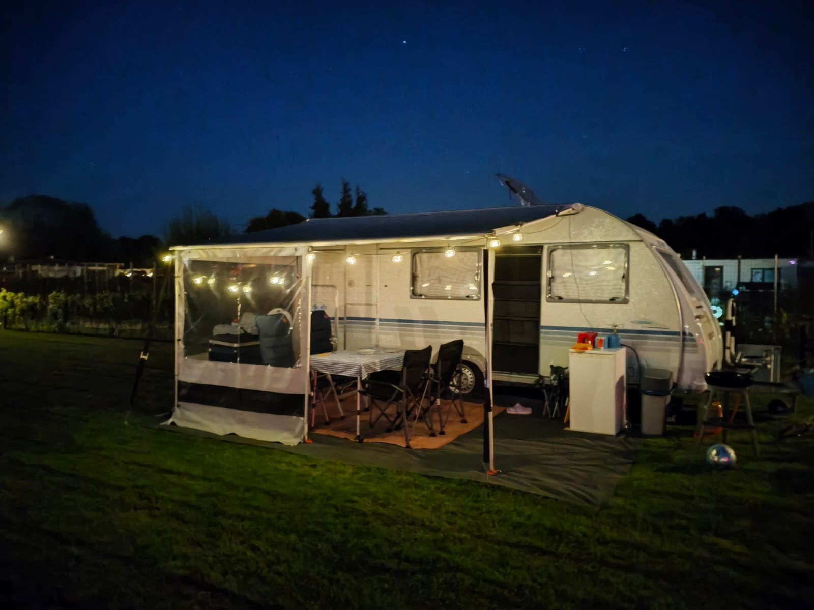Thule Omnistor 1200 400cm compleet met zij- en voorwanden, Caravans en Kamperen, Ophalen, Zo goed als nieuw