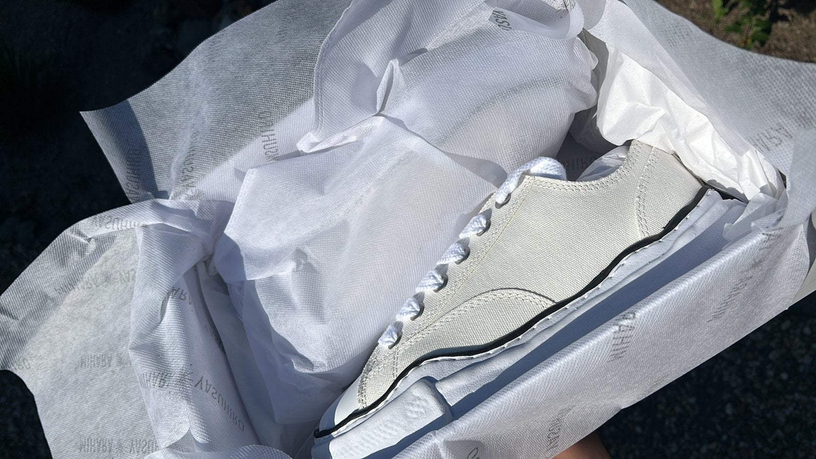 Maison Mihara Yasuhiro Peterson OG Sole Canvas Low, Wit, Nieuw, Ophalen of Verzenden, Sneakers of Gympen