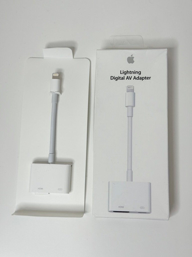 Apple Lightning Digital AV Adapter HDMI, Ophalen of Verzenden, Zo goed als nieuw, Minder dan 2 meter, HDMI-kabel
