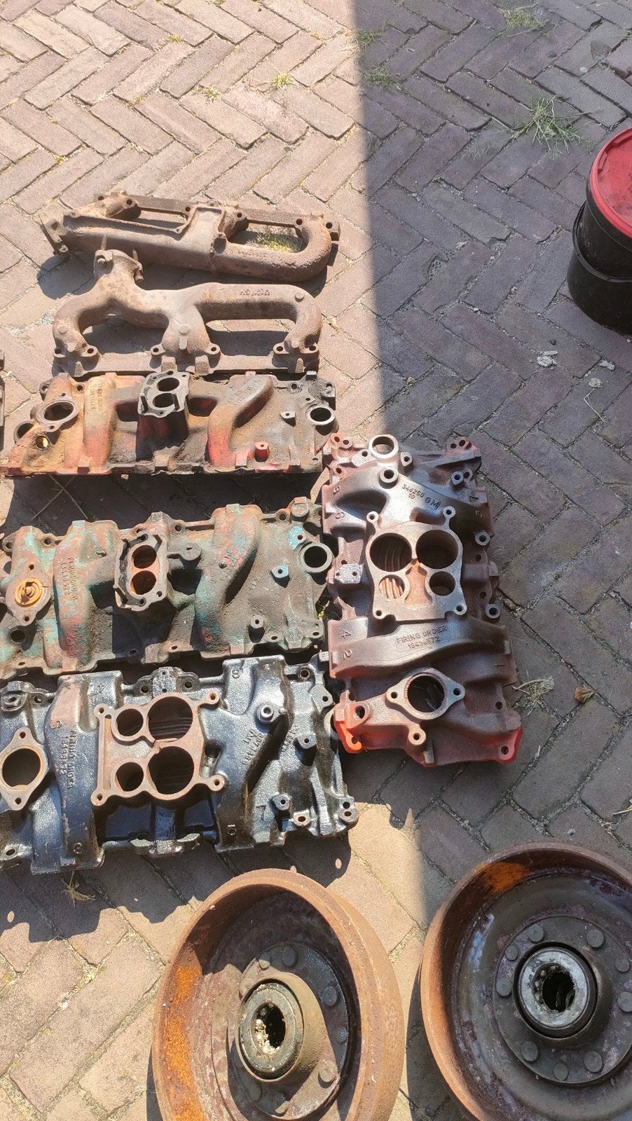 Chevrolet V8 283 327 350 inlaat spruitstukken, Ophalen, Gebruikt, Chevrolet