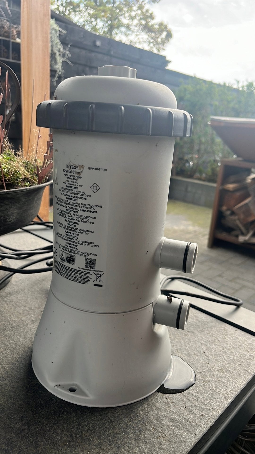 Intex zwembad filterpomp, Ophalen of Verzenden, Zo goed als nieuw, Filter