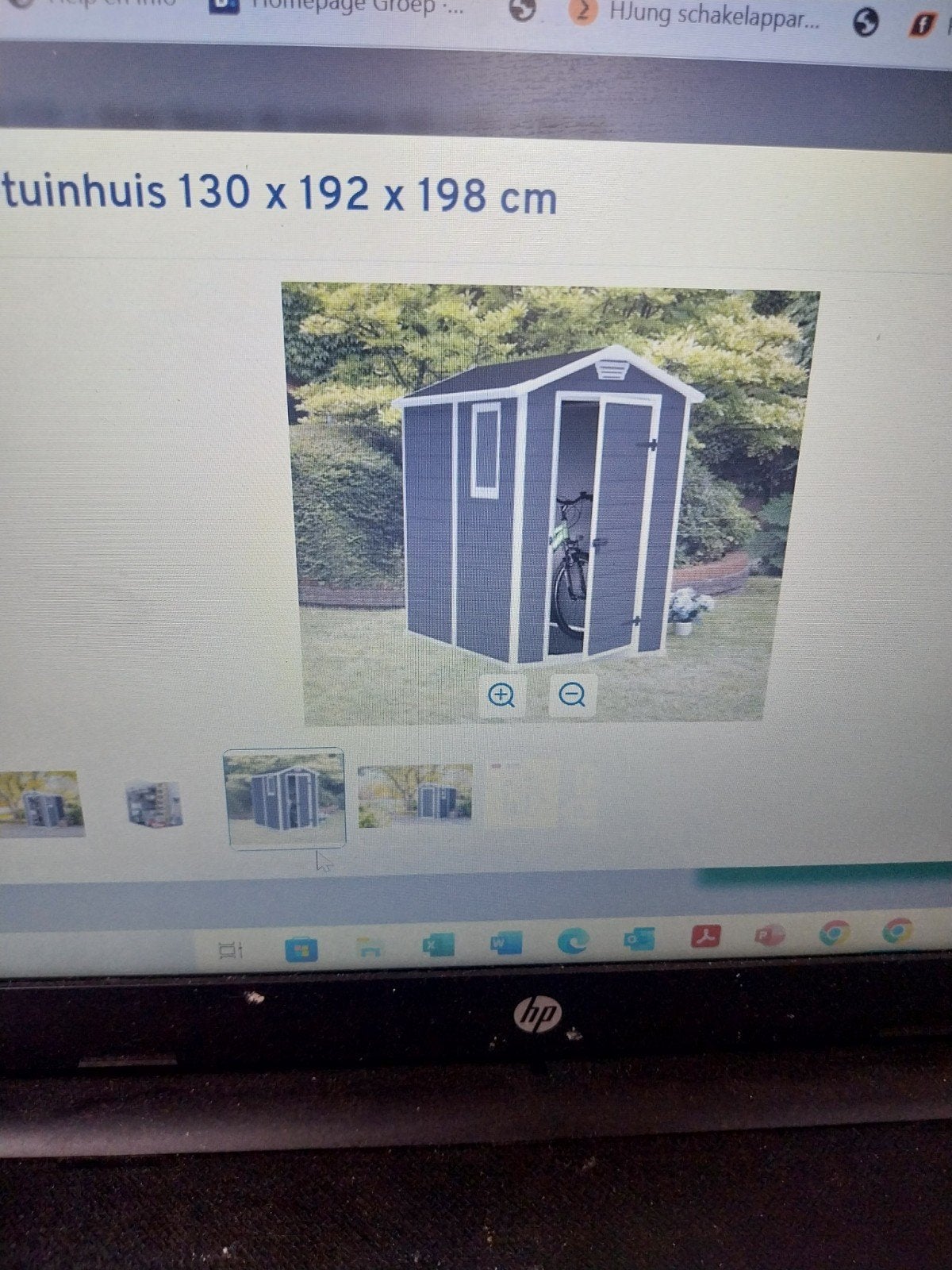 keter kunstof tuinhuis, Ophalen, 110 cm of meer