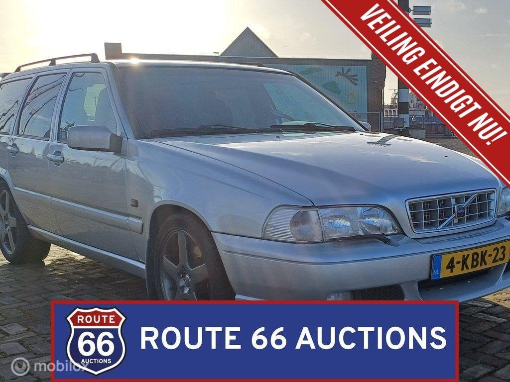 Volvo V70 R | 1998 | Route 66 Auctions, Auto's, Overige carrosserieën, Zwart, Bedrijf, Handgeschakeld