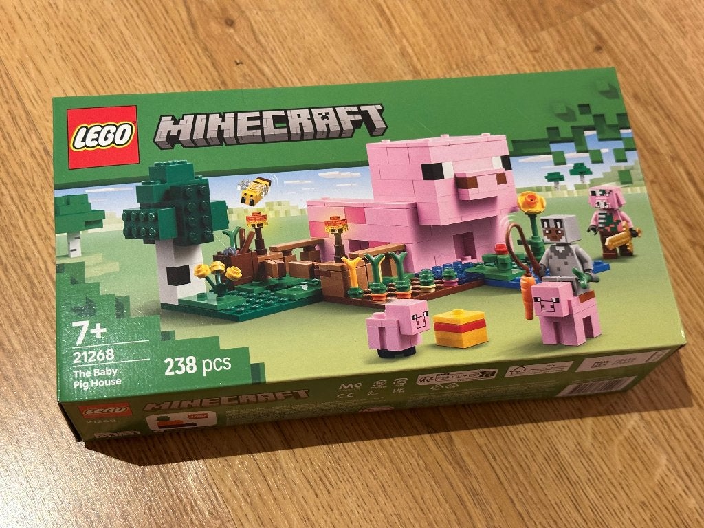 LEGO Minecraft 21268 Het huis van het biggetje, Gebruikt, Minecraft, Lego, Ophalen of Verzenden