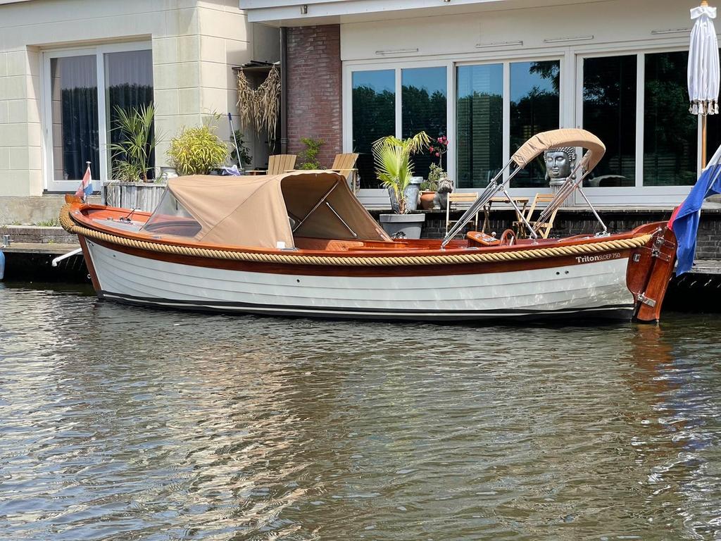 Te koop  prachtige Triton 750 br 2.50, Watersport en Boten, Sloepen, Ophalen, 10 tot 30 pk, Binnenboordmotor, 6 meter of meer